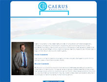 Tablet Screenshot of caerushospitality.com